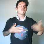 Electronic Drum Kit Shirt in use