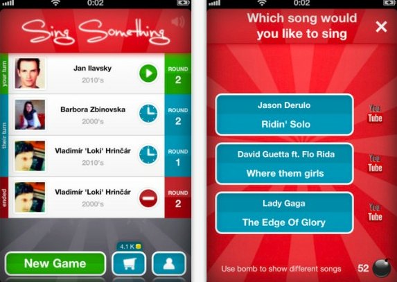 Sing something y Red Karaoke, dos aplicaciones para cantar a gusto.